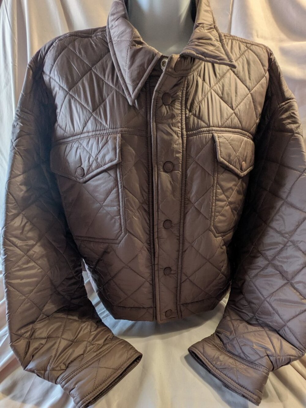 NWT Polo Ralph Lauren Cropped water repellent brown jacket